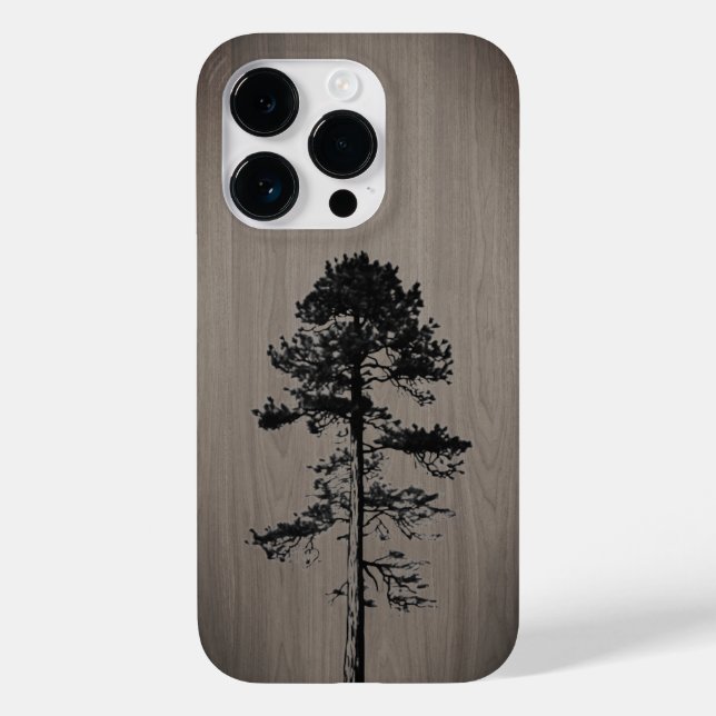 Wilder Wald - Schnittholz - Holz Case-Mate iPhone Hülle (Rückseite)