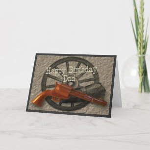 Wilder West~ alles- Gute zum GeburtstagVater Karte