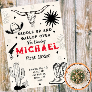 Wilder Westen Cowboy Country Einladung