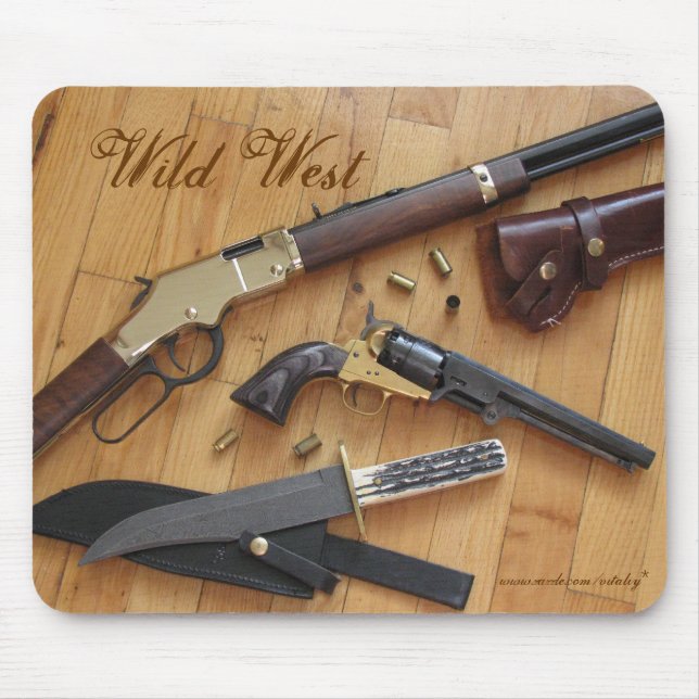 Wilder Westmousepad Entwurf Mousepad (Vorne)