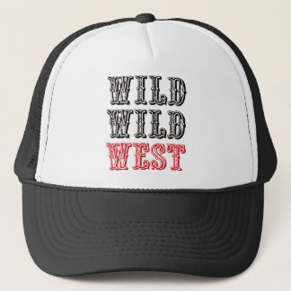 Wilder wilder Westen! - Rot Truckerkappe