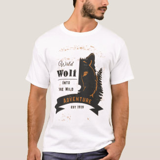 Wilder Wolf, Adventure, Est, 1919, bestes Geschenk T-Shirt