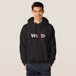 Wilder Wolf druckt auf der Rückseite Männer modisc Hoodie
