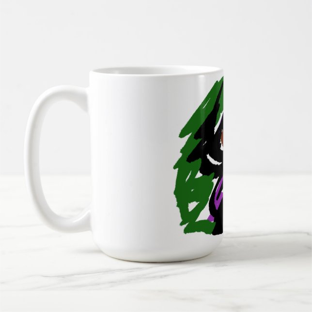Wilder Wolf Herbst  Kaffeetasse (Links)