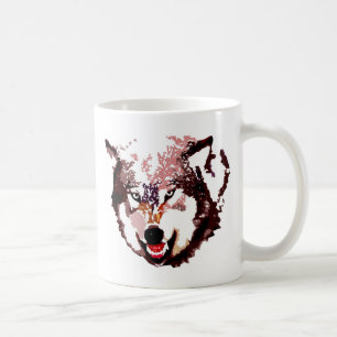 Wilder Wolf Tasse