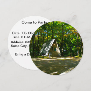 Wilderness-A-Frame-Camping am Campground Einladung