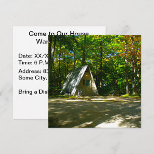 Wilderness-A-Frame-Camping am Campground Einladung