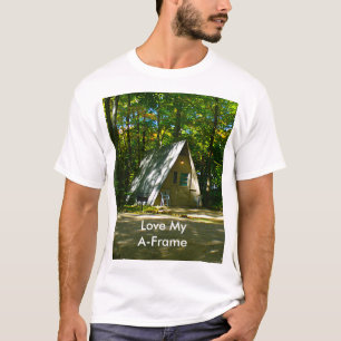 Wilderness-A-Frame-Camping am Campground T-Shirt