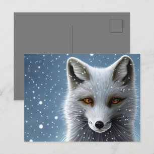 Wilderness Artic Fox Postkarte