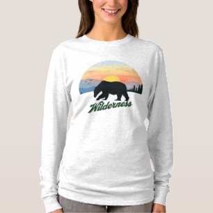 Wilderness Bär in Alaskan Sunset T-Shirt