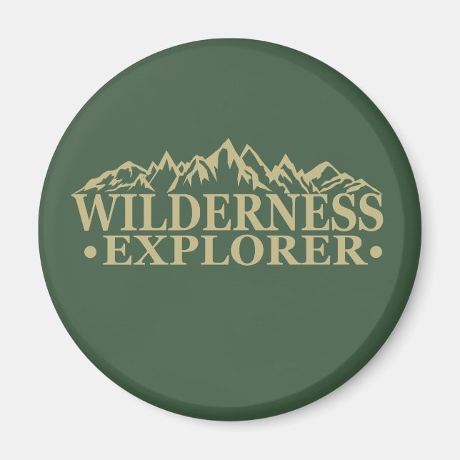 Wilderness-Entdecker Wanderung im Freien Magnet (Vorne)