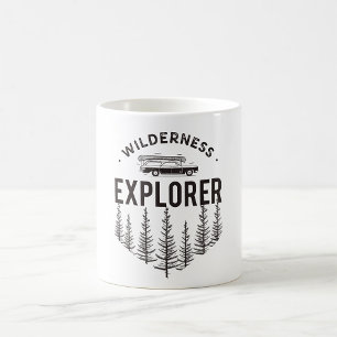 Wilderness Explorer Kombi Kanu Bäume Kaffeetasse