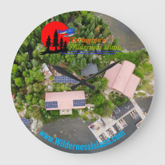 Wilderness Island Clock Große Wanduhr