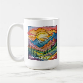 Wilderness ist eine Notwendigkeit Rettet unsere öf Kaffeetasse