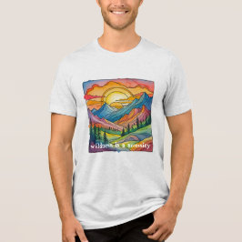 Wilderness ist eine Notwendigkeit Rettet unsere öf Tri-Blend Shirt