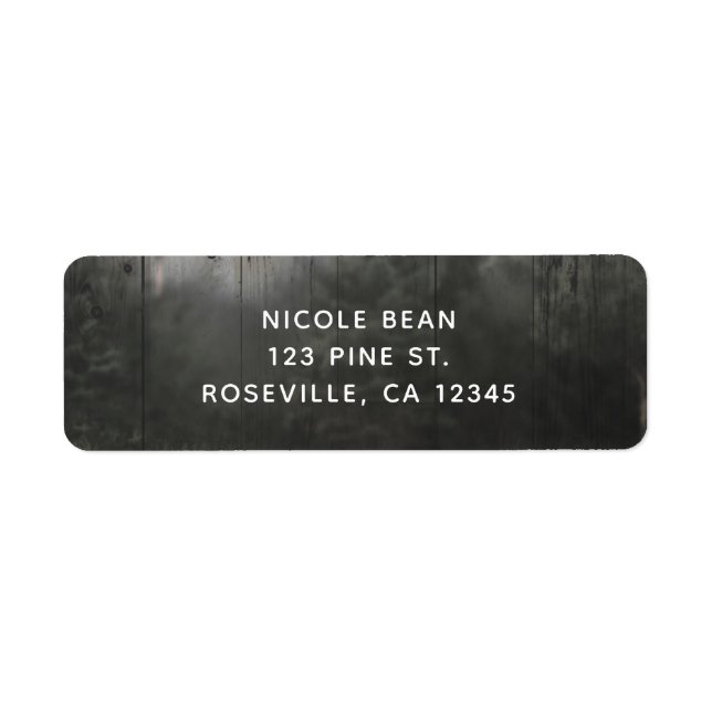 Wilderness Lake Pine Trees Forest & Wood Wedding (Vorne)