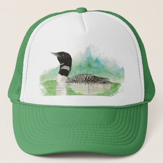 Wilderness Loon Cap Truckerkappe (Vorderseite)