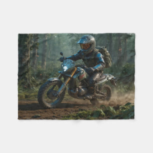 Wilderness Motocross - Dirtbike Racer Fleecedecke