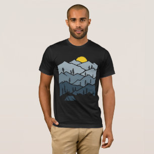 Wilderness Mountain Zelt Camper T-Shirt