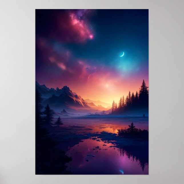 Wilderness Nocturne Poster (Vorne)