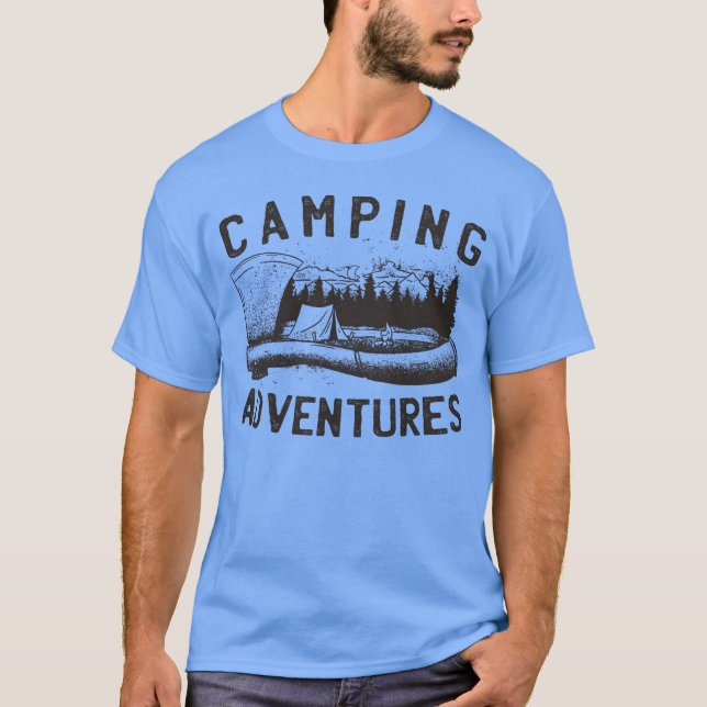 Wilderness Ready Camping Ae Freund T-Shirt (Vorderseite)