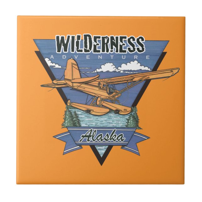 Wilderness Seaplane Adventure Alaska Fliese (Vorderseite)