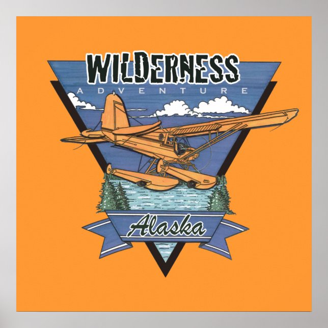 Wilderness Seaplane Adventure Alaska Poster (Vorne)