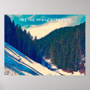 Wilderness Wandern Custom Sprichwort Poster