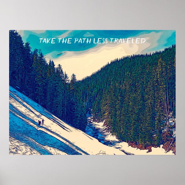 Wilderness Wandern Gebirge Custom Sprichwort Poster (Vorne)