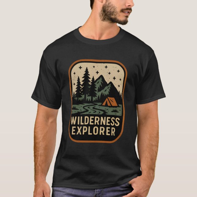 Wildernis-Entdecker T-Shirt (Vorderseite)