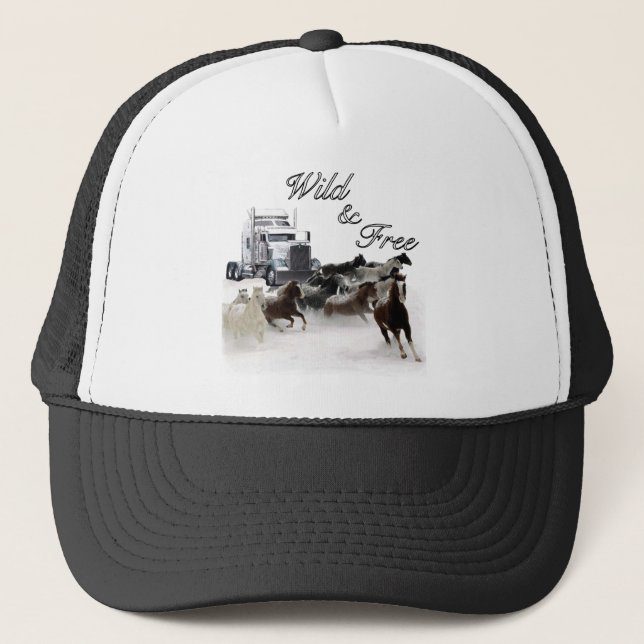Wildes &amp; Frei Truckerkappe (Vorderseite)