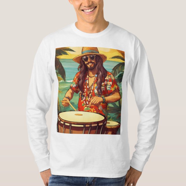 "Wildes Haar, Wilder Geist" T-Shirt (Vorderseite)