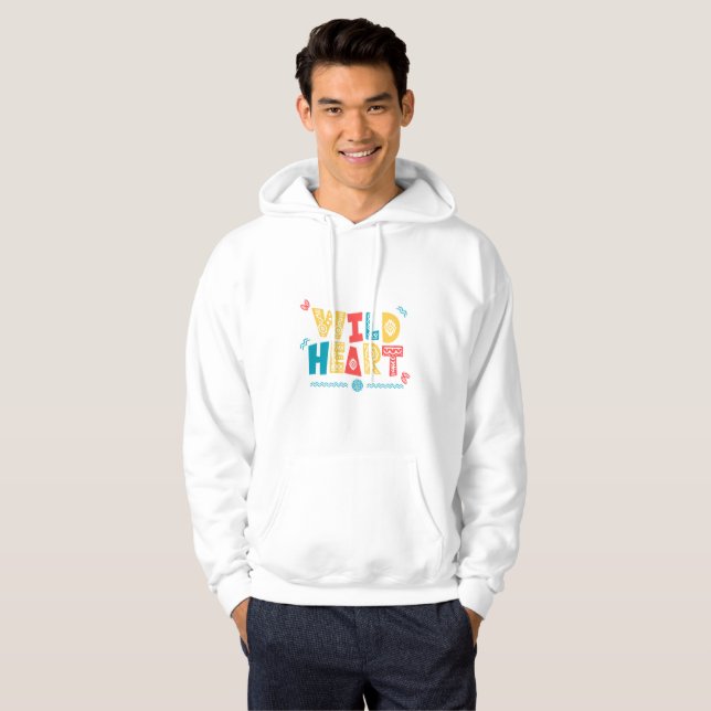 Wildes Herz Hoodie (Vorne ganz)