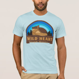 Wildes Herz, strenge Stiefel T-Shirt