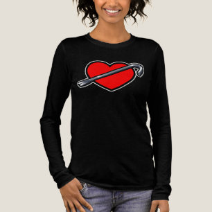 Wildes Herzensbrecher Anime-Herzen Brecheisen-Desi Tri-Blend Shirt