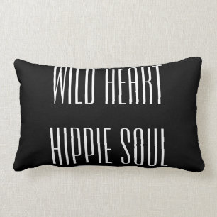 Wildes Herzhippie-Soul-Kissen Lendenkissen