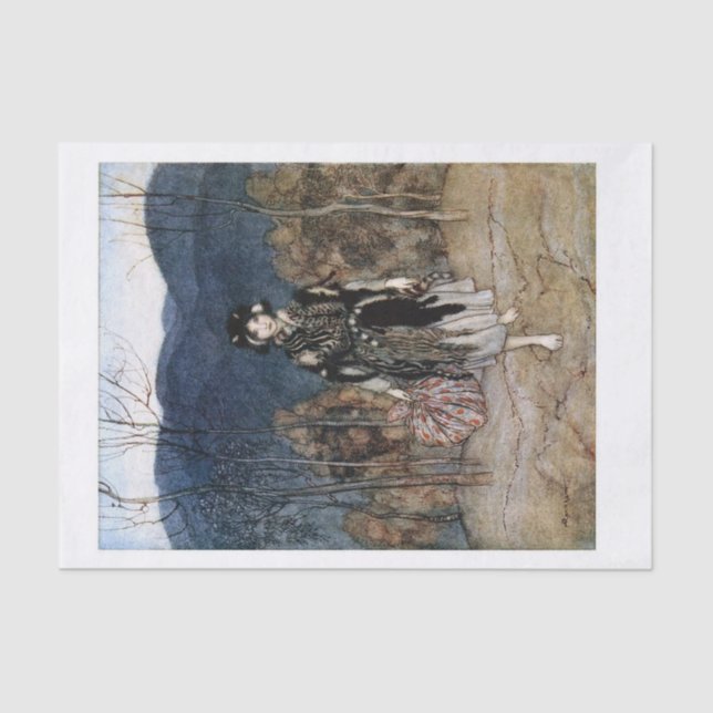 Wildes Kind Seidenpapier (Vorderseite)