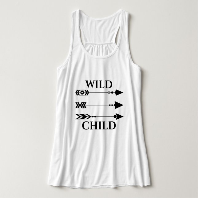 Wildes Kind Tank Top (Design Vorderseite)