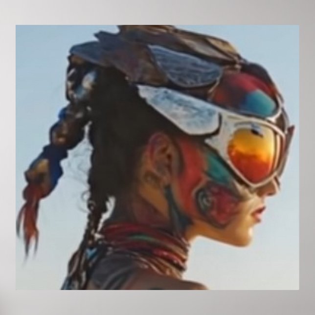 Wildes Küken-Poster Poster (Vorne)