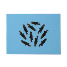 Wildes Lachsfisch-Muster