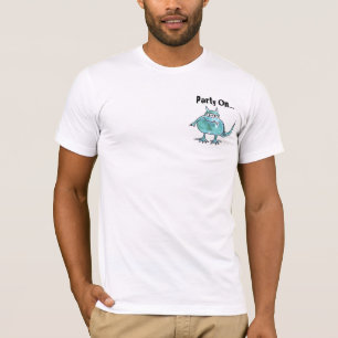Wildes Party Letzte Nacht Monster rückseitig T Shi T-Shirt