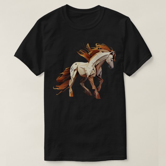 Wildes Pferd 2 T-Shirt (Design vorne)
