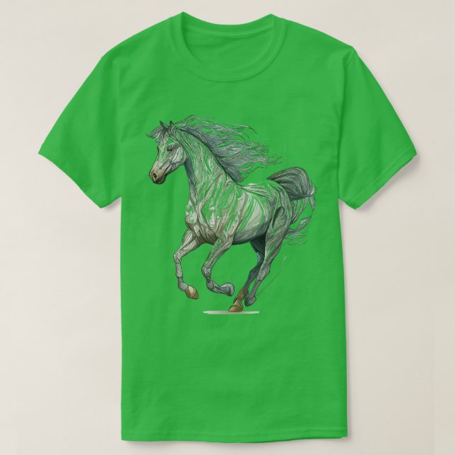 Wildes Pferd 4 T-Shirt (Design vorne)