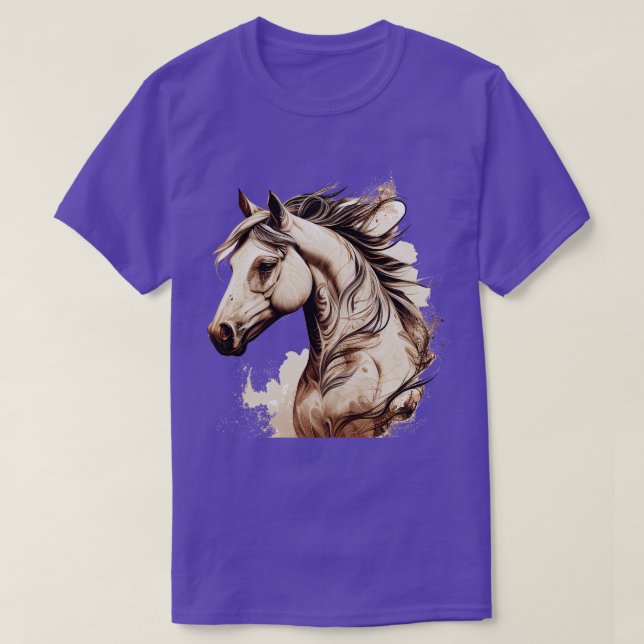 Wildes Pferd 7 T-Shirt (Design vorne)