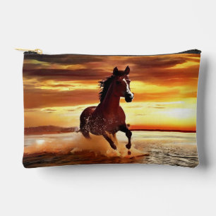Wildes Pferd durch Surfen galoppieren Zubehörtasche