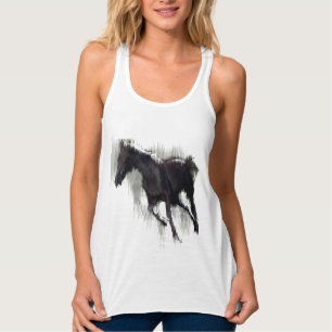 Wildes Pferd "Jahr des Pferdes" Pferdekunst Tank Top