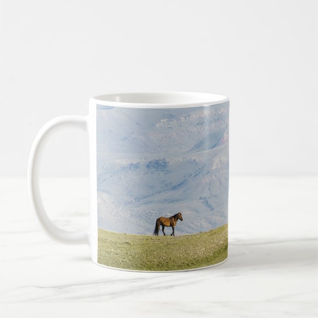 Wildes Pferd Kaffeetasse (Links)