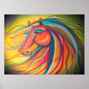 Wildes Pferd Poster