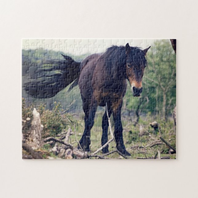 Wildes Pferd Puzzle (Horizontal)