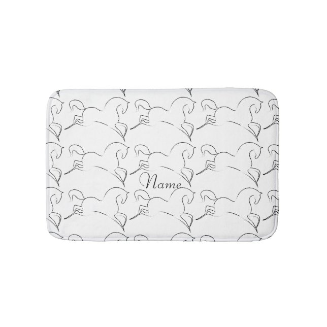 Wildes Pferd Thunder_Cove Badematte (Vorderseite)